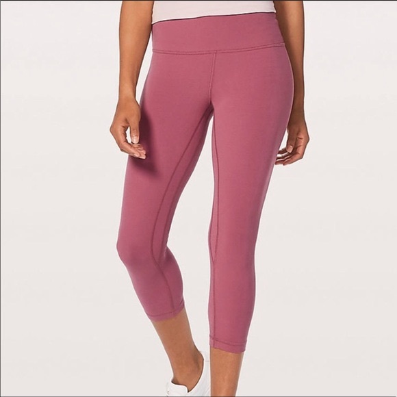 lululemon athletica Pants - Lululemon Align Crop 21” “So Merlot” colour size 6